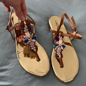 Cato jeweled sandals